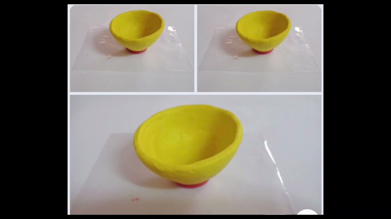 HĐHDPH dạy trẻ: Nặn cái bát ( Mẫu)