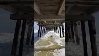 A view from under Semaphore jetty#jetty #waves #ocean #meditation #chilled