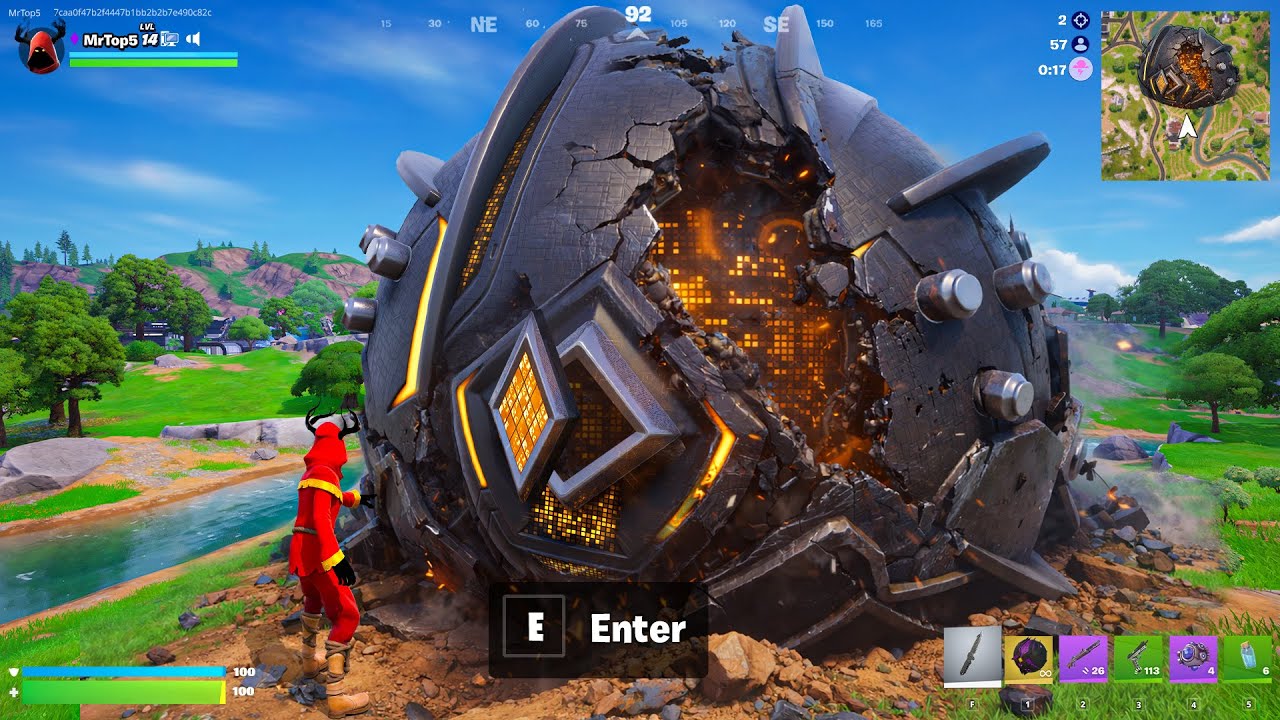 Destroying The DARK HARVESTER in Fortnite