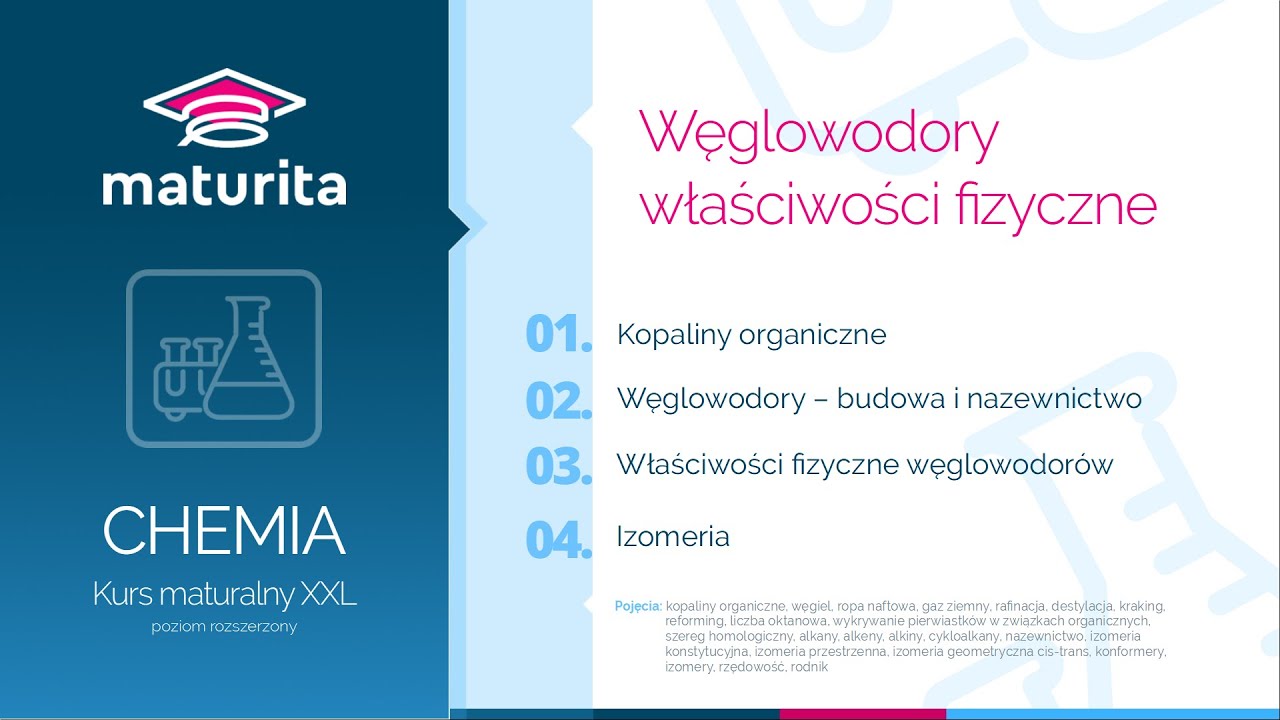 19. Chemia organiczna. Wstęp. - Kurs maturalny z chemii - demo kursu