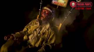 Electric Chair Halloween Animatronic by Poison Props
