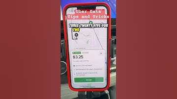 Uber Eats tips en trucs #uber #ubereats #doordash #shorts