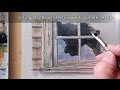 Dry Brush Tutorial for creating Texture in Watercolor. Easy to follow for beginners. Peter Sheeler
