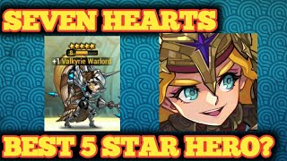 Seven Hearts: Best 5 Star Hero? Meet Valkyrie Warlord, Get this Hero through Re-roll or 5Star Ticket screenshot 5