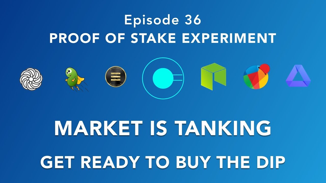 Proof of stake experiment episode 36 - Crypto Market tank, Take advantage buy the dip - YouTube