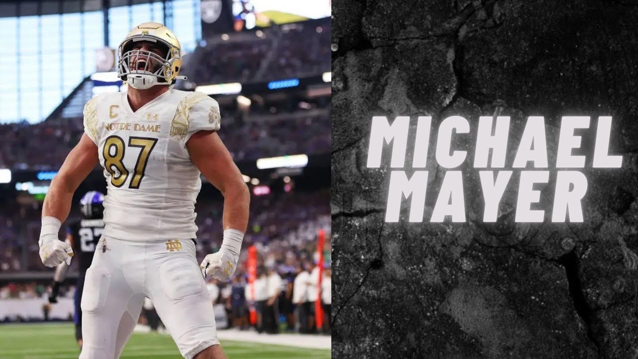 2023 NFL Draft Michael Mayer, TE Notre Dame YouTube