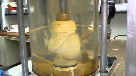 Cohesionless Triax Sample During Unloading PSU