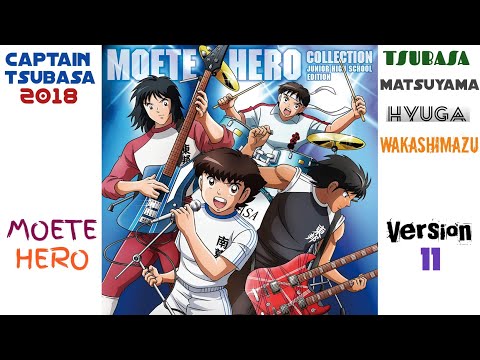 Captain Tsubasa (2018) Moete Hero Collection [Track 11] Kojiro,Tsubasa,Ken,Jun,Taro,Genzo & Hikaru