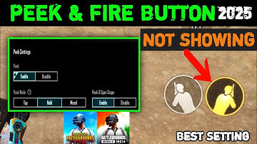 How To Enable Peek In PUBG & BGMI 2025🔥| PUBG/BGMI में Peek कैसे On करें Side Scope Setting