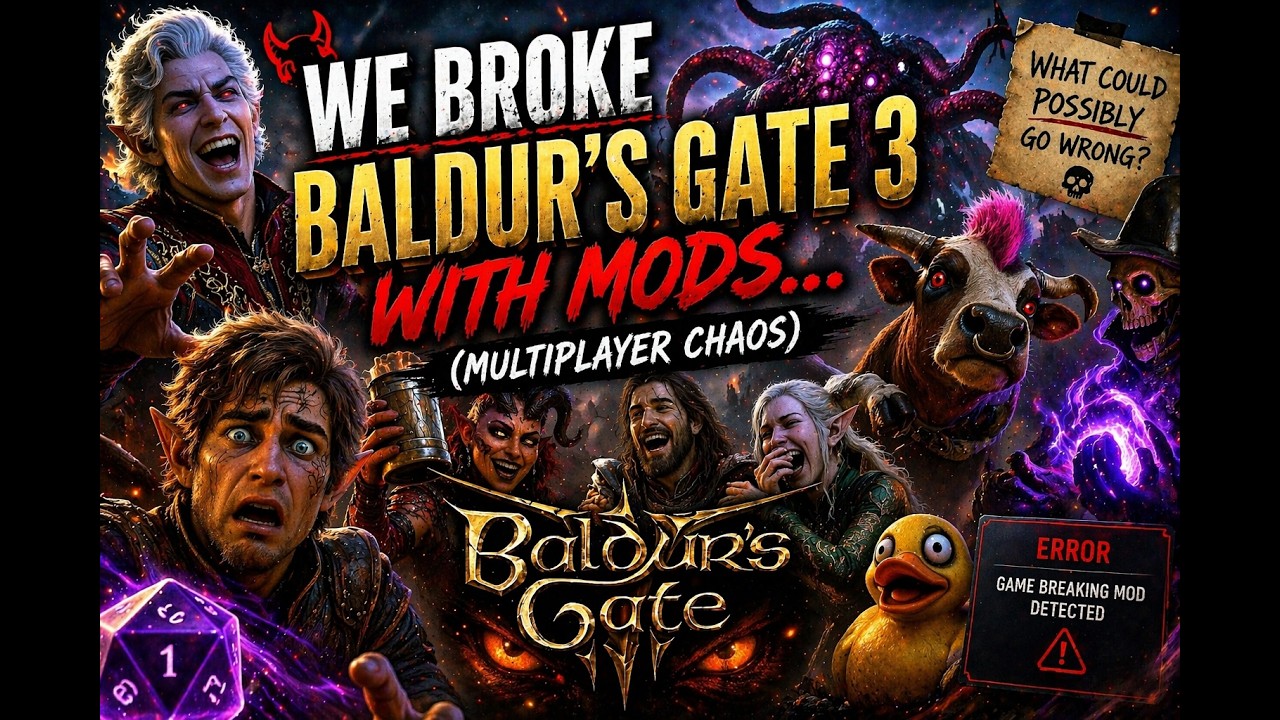 We Broke Baldur’s Gate 3 With Mods… (Multiplayer Chaos) 11