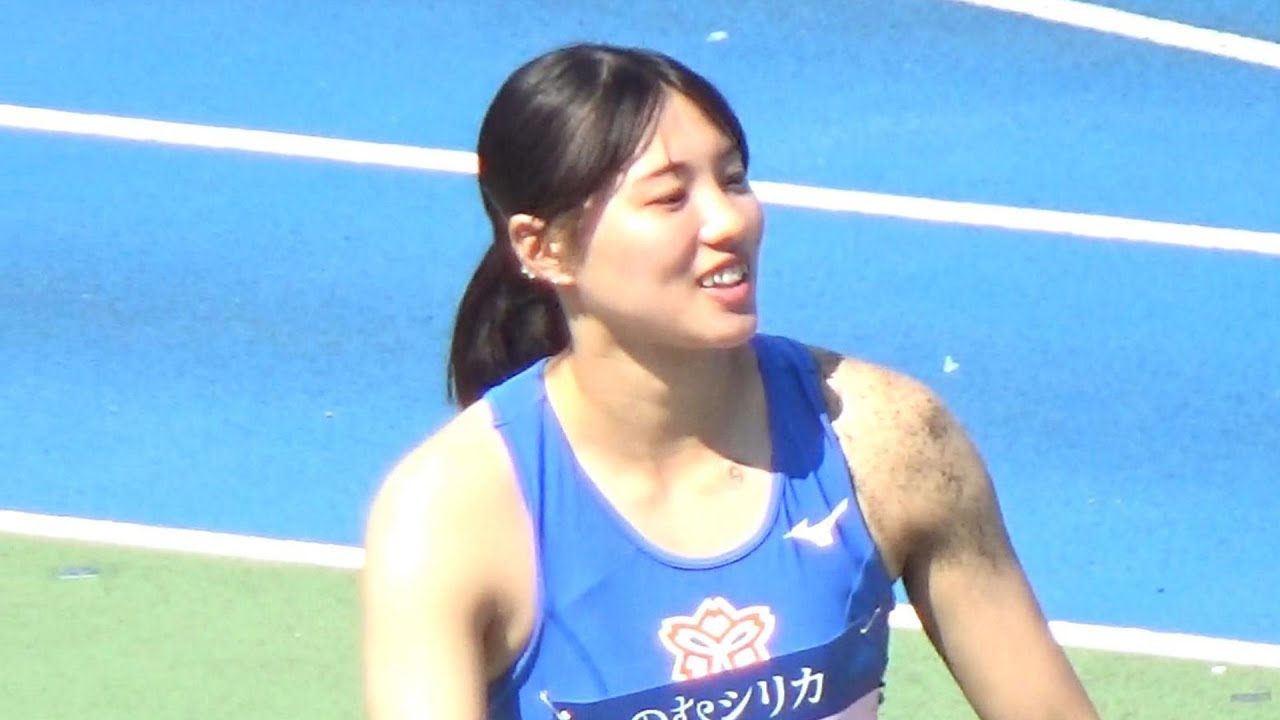日本学生陸上個人2024 女子走幅跳 永井陽 日本体育大学 - YouTube