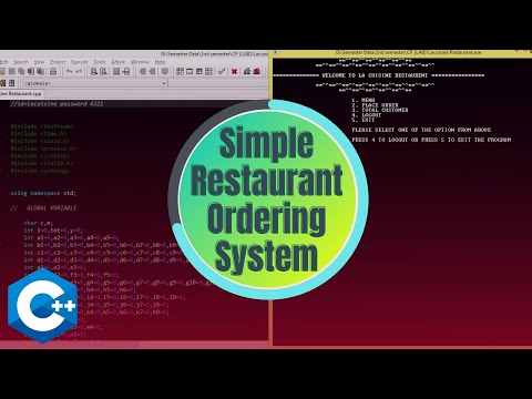 C++ Fast Food Program | Food Ordering System in C++ | 2021-Innovertz