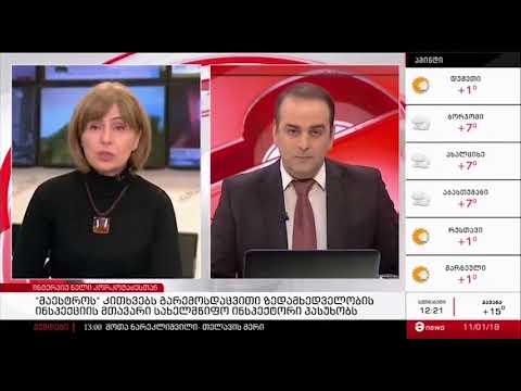 ნელი კორკოტაძე - ფოთში, თევზისა და ზღვის პროდუქტების გადამამუშავებელი საწარმოების შემოწმების შესახებ