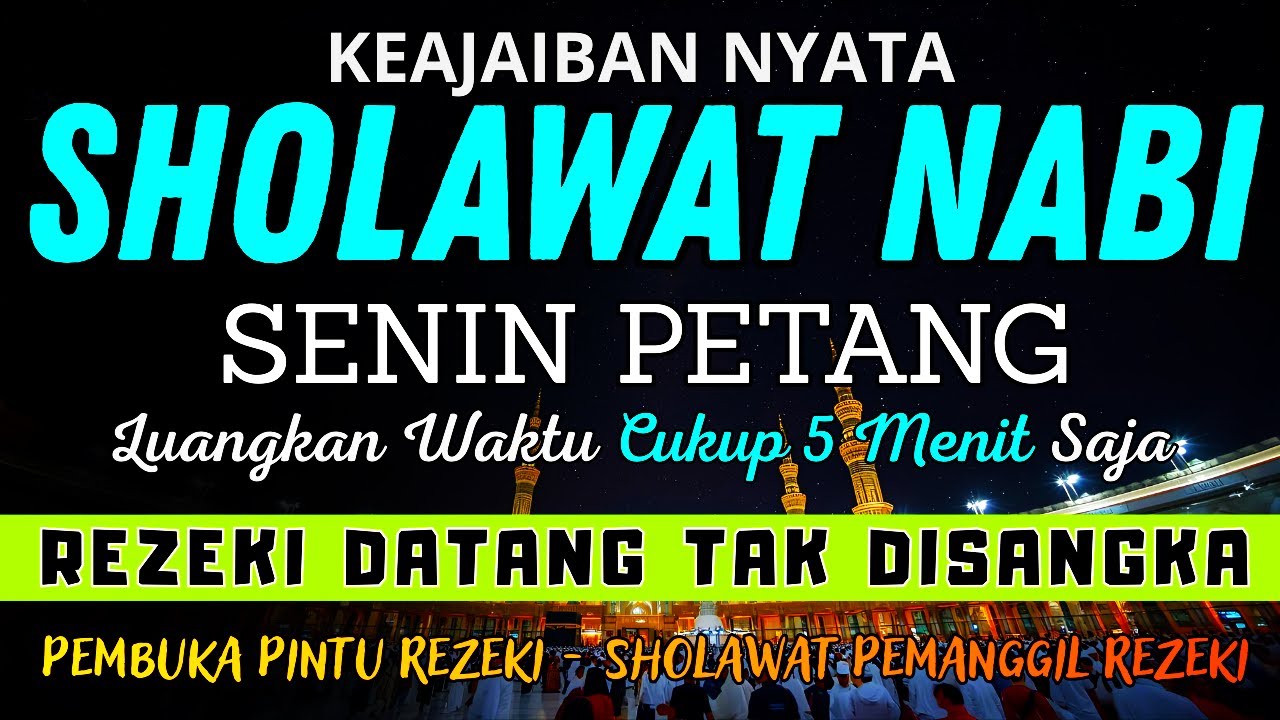 SHOLAWAT PENARIK REZEKI PALING DAHSYAT,Sholawat Nabi Muhammad SAW,SALAWAT JIBRIL PALING MERDU sekali