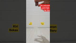 TIPS sederhana menentukan baterai habis dan baru #tips #tutorial #baterai #battery