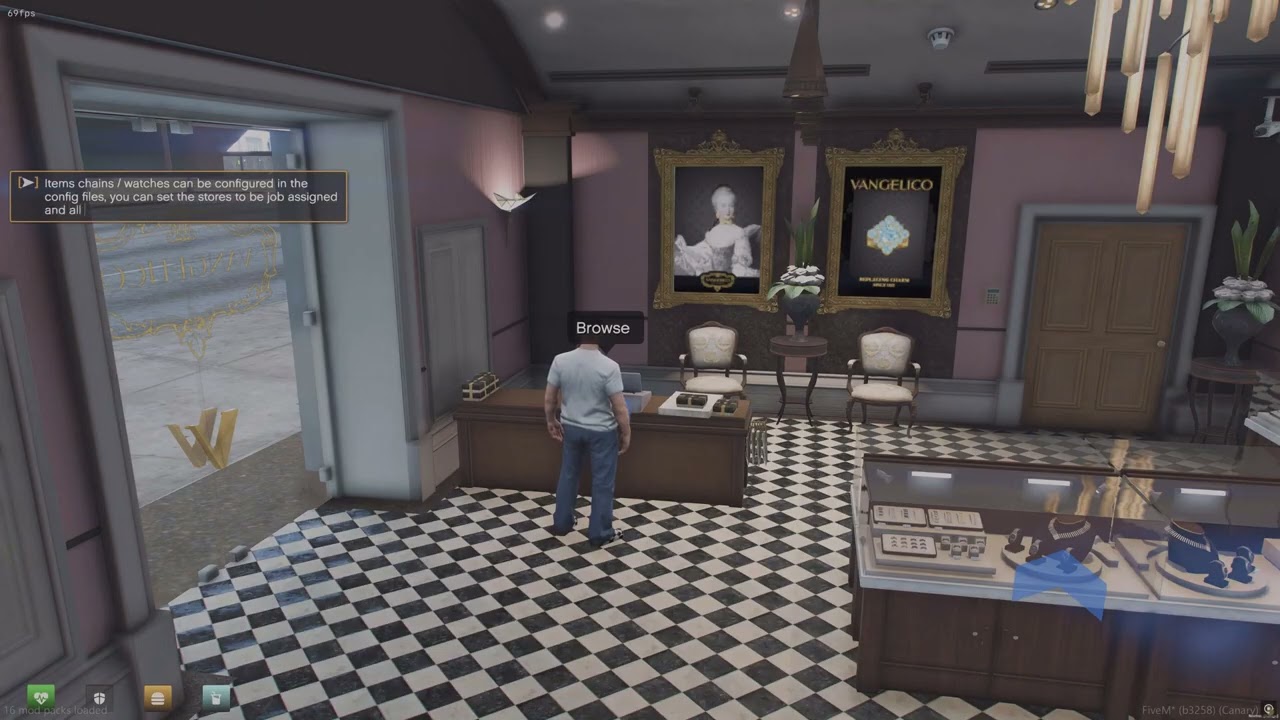 FiveM Jewelry Store Script Grizzley World Jewelry Store Script ESX/QBCore/Qbox