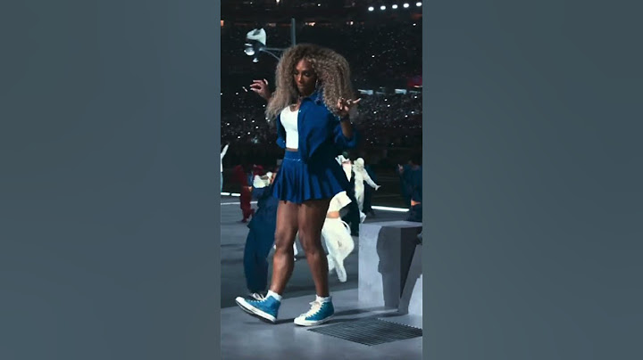 Serena Williams makes appearance during Kendrick Lamar's 2025 Super Bowl halftime show #shorts