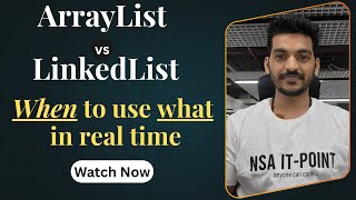 ArrayList vs LinkedList in Java | Performance, Differences & Best Use Cases | NSA IT-POINT