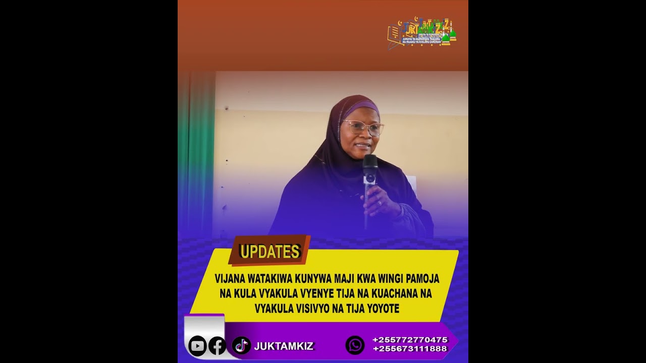 VIJANA WAHIMIZWA KULA MBOGA MBOGA NA UNYWAJI MZURI WA MAJI ILI KUIMARISHA AFYA.