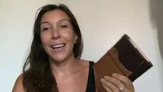Unboxing of a Sojourner travel trifold in A6