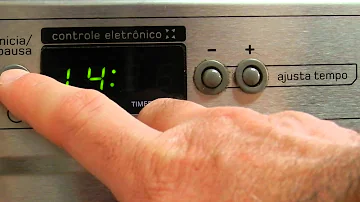 Como ajustar o relógio do fogão Brastemp Ative?
