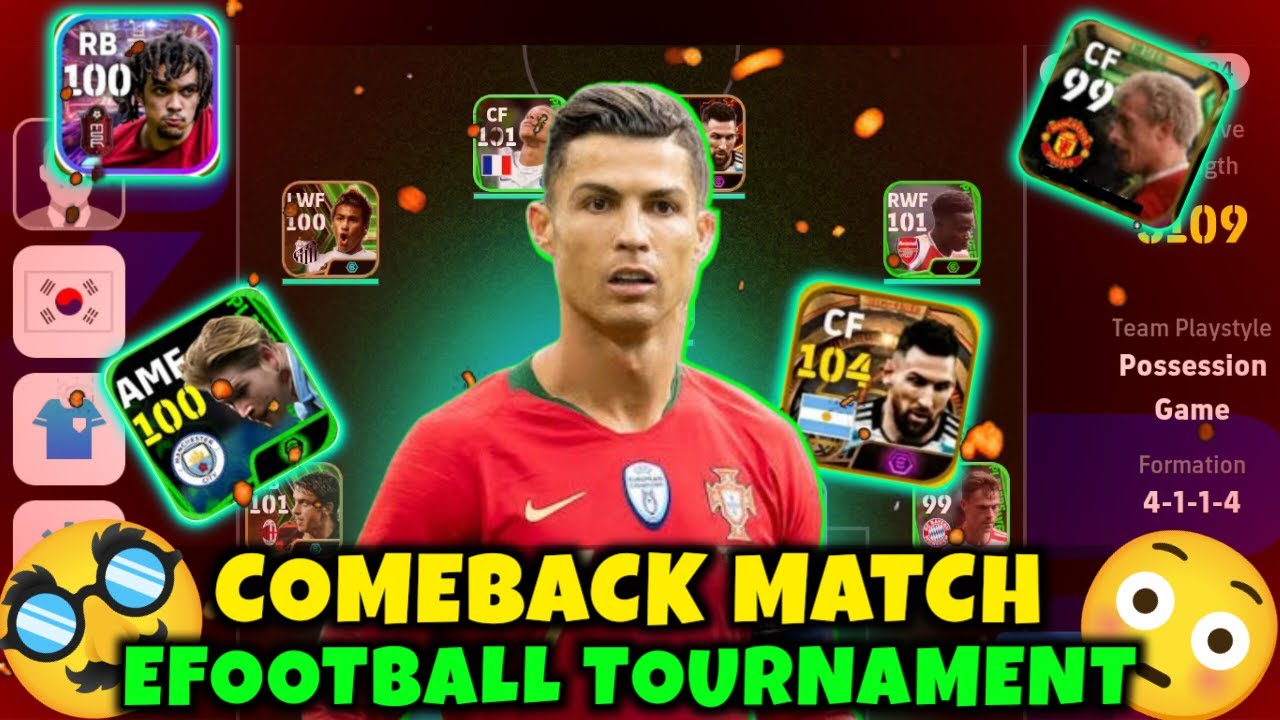 Comeback Match Efootball Big Tournament - Efootball 2024 Mobile - YouTube