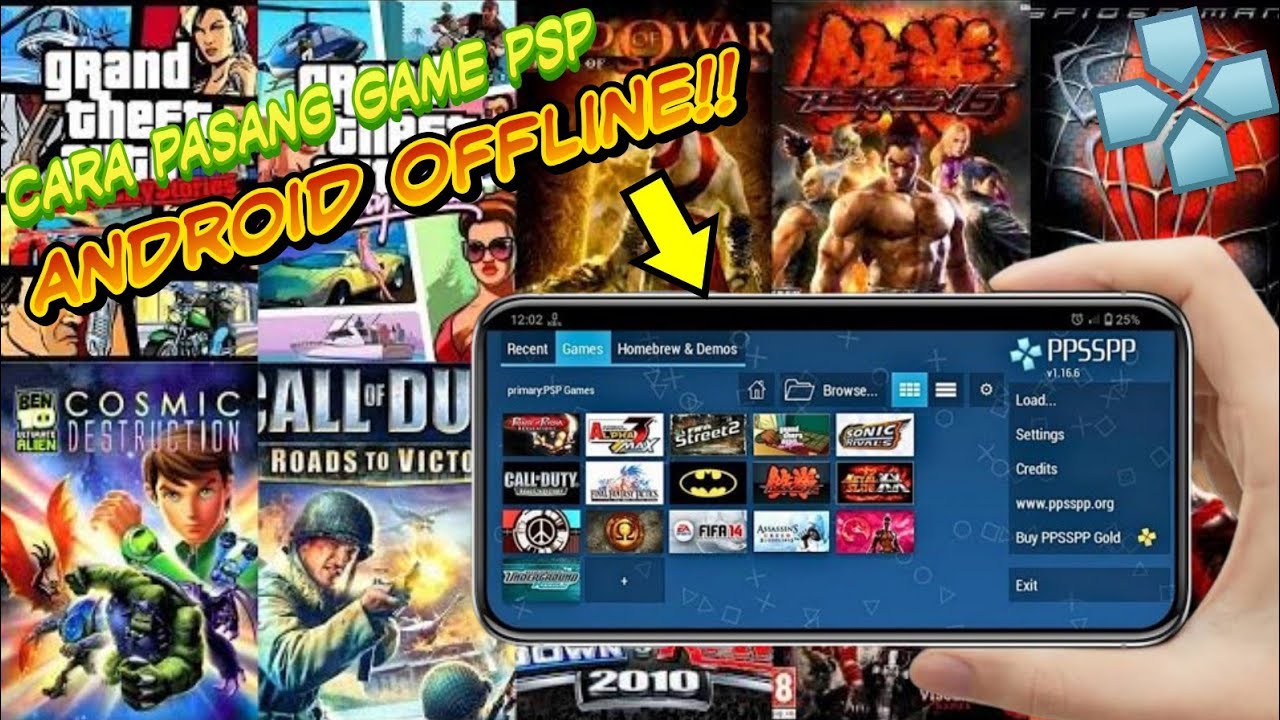 Cara Main Game PSP Di Hp Android Offline Update Terbaru🔥 Cara Install & Main Game PSP di Android