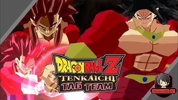 🔴Dbz Ttt Mod Bt3(Vegetto Ssj4 Z Vs Broly Ssj4)||-Gameplay-||🔴