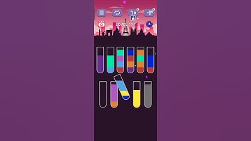 water sort puzzle level 331 guru #games #gaming #gameplay