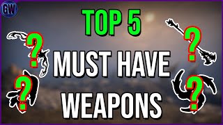 Top 5 MUST have weapons in Warframe 2023