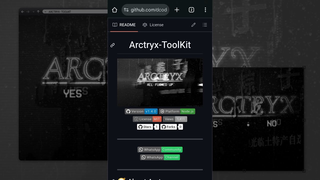 Arctryx: ToolKit Spam & Tracking