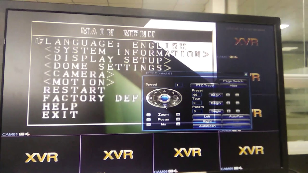 How to Active the Wiper of the Analog PTZ Camera