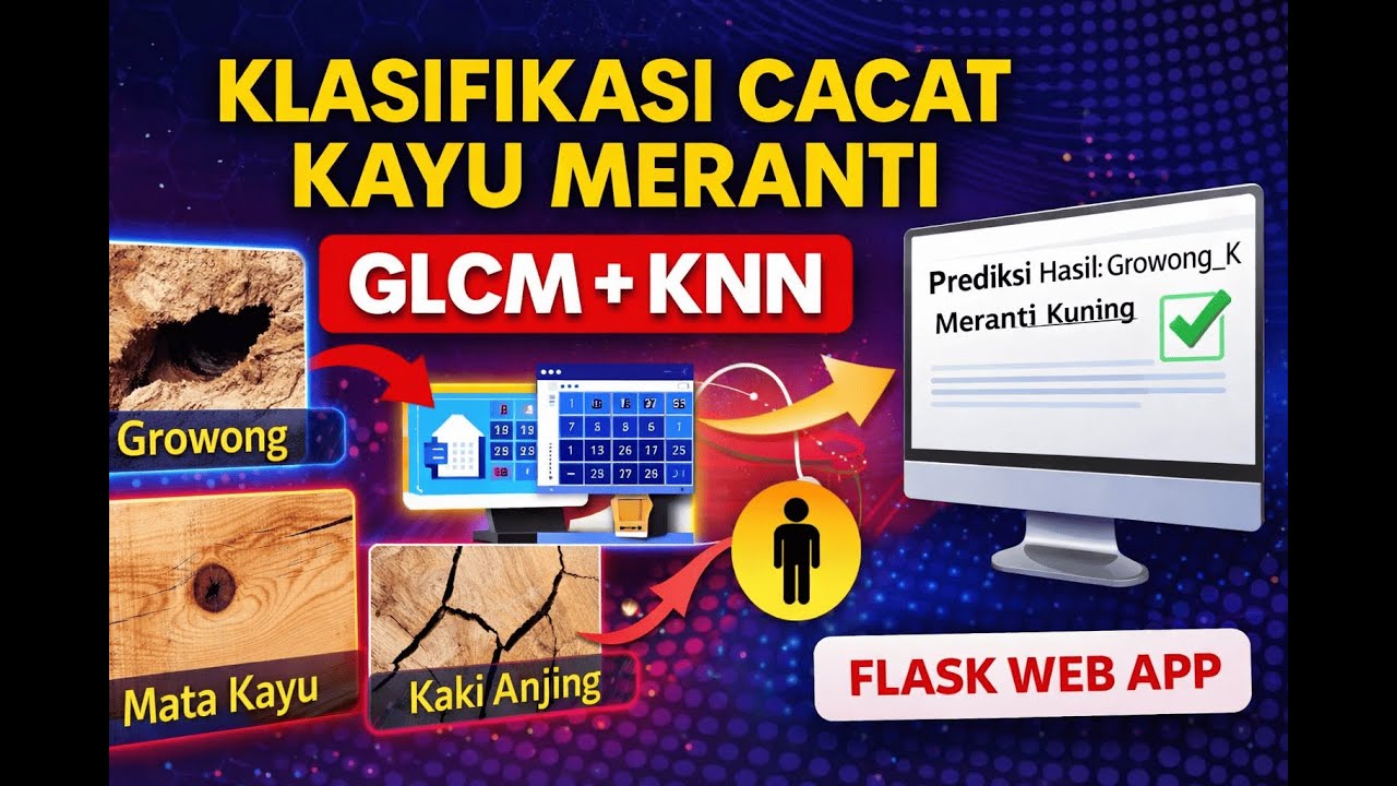 Sistem Identifikasi Penyakit Kayu Meranti Berbasis GLCM dan KNN (Flask)