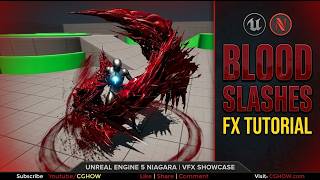 Advanced Blood Slash Effects UE5 Niagara