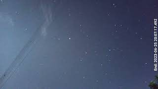 Percobaan ke 3 Fenomena hujan meteor juni bootids 25 Juni 2023