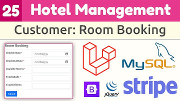 Laravel Full Course - Hotel Management System #25|Customer Room Booking According to Availability