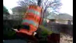 Ninja Warrior Log Grip Training
