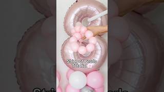 How to Create a Stunning String of Pearls Balloon Design | Balloon Decoration Tutorial ✨