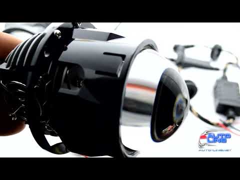 BI-LED лінза для встановлення в цоколь Н7/Н4 — Cyclone LED BL 2.5" I1 35W, видео 1