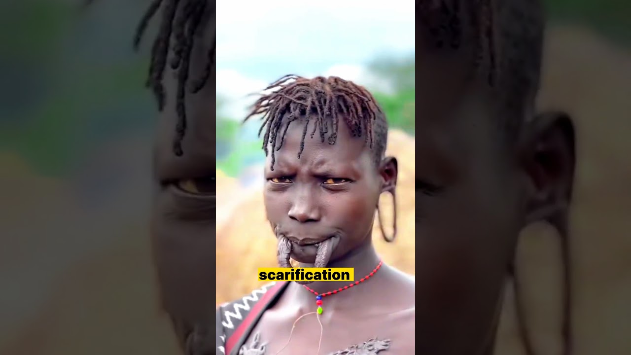 Body scarification | surma tribe 