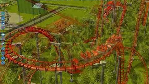 RCT3 Mega Corkscrew
