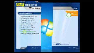 Professor Teaches Windows 7 Demo