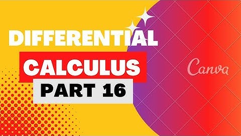 CA foundation. Differential calculus ." 8A " Exercise :16.