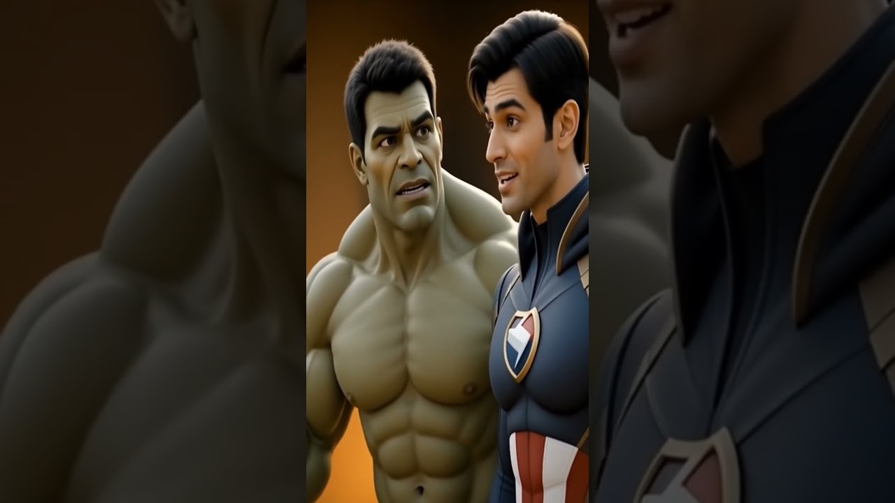 Hulku aur Captain India gaon me mil gaye 😂🌾 | 