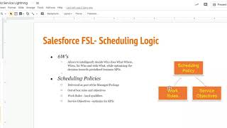 Lecture 6: Salesforce FSL  Scheduling Logic