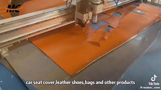 leather cutting machine，No Mold Needed! CNC Leather Cutting + Hole Punching in One Step