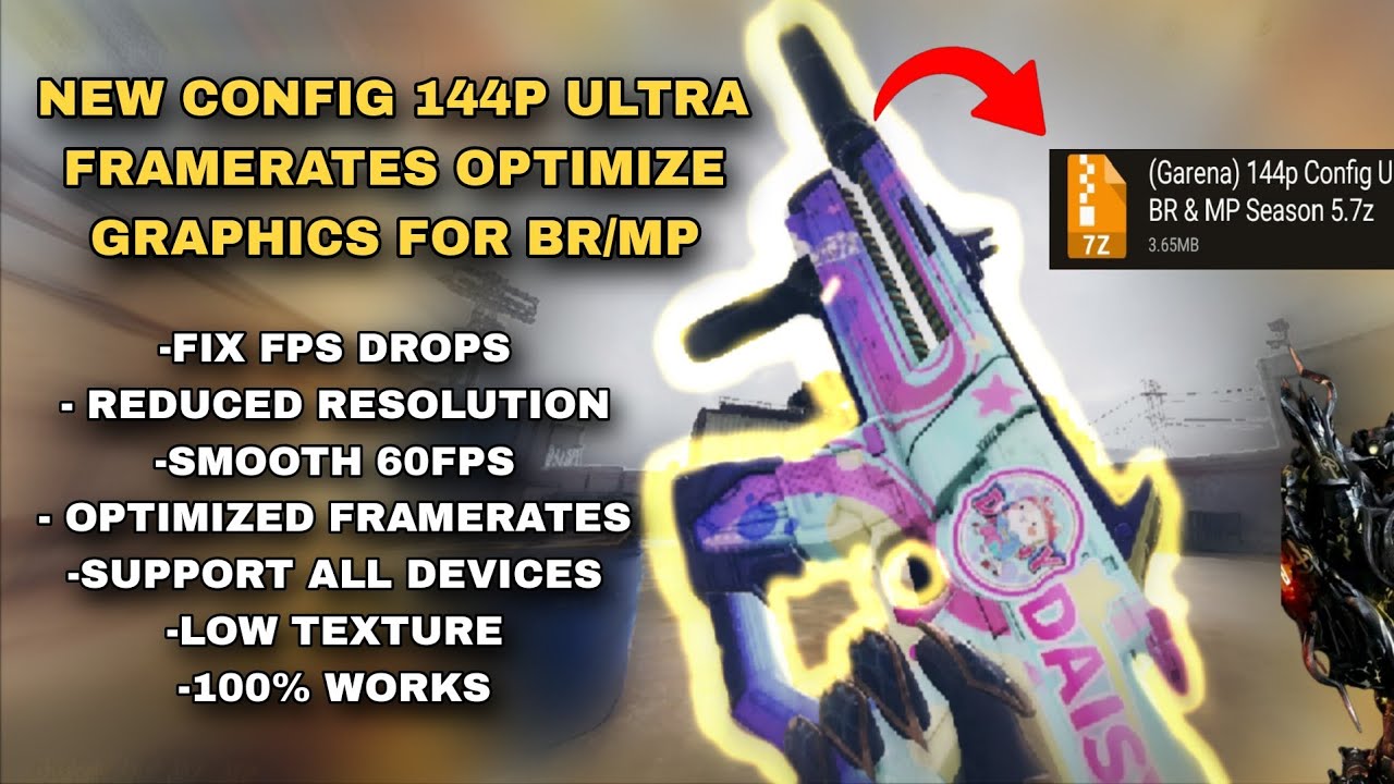 NEW CONFIG 144P SMOOTH 120FPS |NO FPSDROPS | OPTIMIZE FRAMERATES | SEASON 5CODM 2025