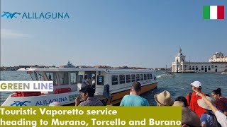 ALILAGUNA's VAPORETTO (Water Bus) experience between Murano, Torcello and Burano