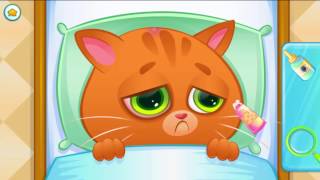 Fun Pet Care   Take Care My Virtual Kitten Bubbu Doctor Games Kids   Toilet Dive Dress Up Gameplay screenshot 3