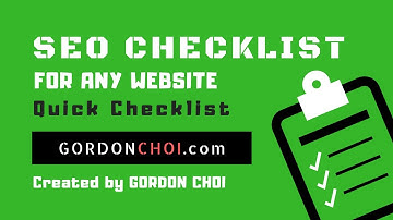 SEO Checklist for Any Website (Quick Checklist for SEO Audit)